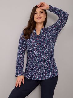 Блуза женская Алтекс BL-22 синяя 58 RU