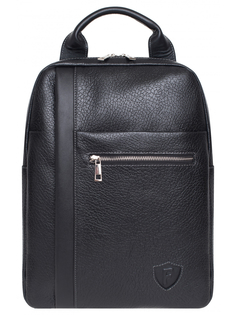 Сумка-рюкзак Franchesco Mariscotti 2-1080к черная морская галька, 38,5х29х11,5 см