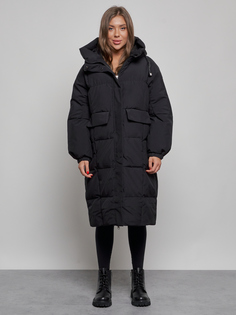 Пальто женское MTFORCE 52391 черное 4XL