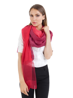 Палантин женский Le Motif Couture SQ01-8 красно-вишневый, 195х85 см