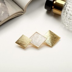 Заколка-автомат Queen Fair 2299741 золотистая, 1 шт