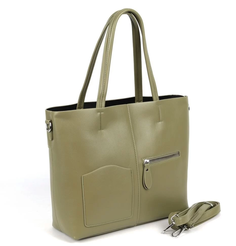 Женская сумка шоппер из эко кожи 8333-836 Грасс Грин Fuzi House