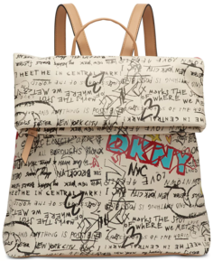 Рюкзак женский DKNY R84KD350 бежевый, 33х35х11 см
