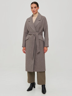 Пальто женское ElectraStyle 67170 коричневое 50 RU