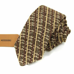 Галстук мужской Missoni 020.3.mis коричнево-бежевый