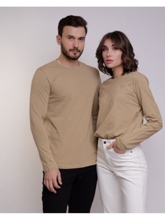 Лонгслив унисекс Uzcotton UZ-M-L бежевый 3XL