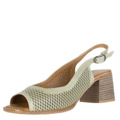 Босоножки женские Sandm 870-9205-SCORPION зеленые 39 RU