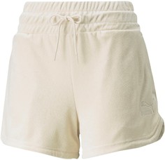 Шорты женские Puma Classics Toweling High Waist Shorts зеленые S