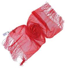 Шарф женский Roberto Cavalli 15371 бордовый, красный, 50х180 см