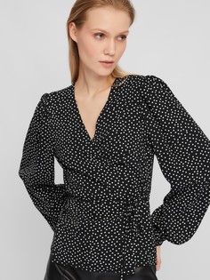 Блуза женская Zolla 02411115919199P0 черная XL