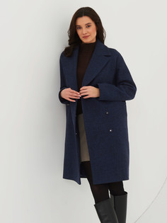 Пальто женское idekka 46184 голубое 40 RU