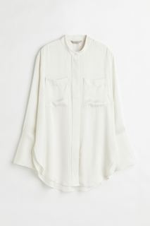 Туника женская H&M 1041667001 белая XL