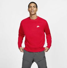 Свитшот мужской Nike BV2662-657 красный XL