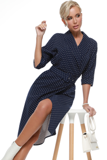 Платье женское DStrend 0442 синее 54 RU