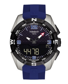 Наручные часы мужские Tissot T-Touch Expert Solar Ice Hockey синие