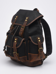 Рюкзак мужской VEREZZO T9508. черный/коричневый, 45x32x15 см
