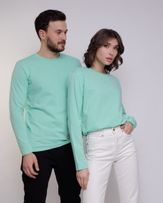 Лонгслив мужской Uzcotton UZ-M-L зеленый 3XL