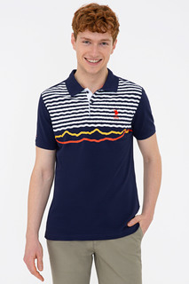 Футболка мужская U.S. POLO Assn. G081SZ0110KEVIN_VR033_S синяя S