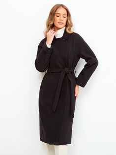 Пальто женское Giulia Rosetti 66655 черное 50 RU
