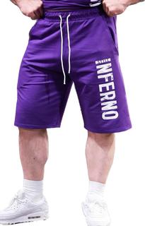Спортивные шорты мужские INFERNO style Ш-001-001 фиолетовые XL