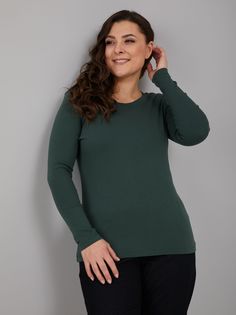 Лонгслив женский Алтекс LPR-006 зеленый 50 RU