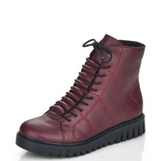 Ботинки женские Rieker Y3420/35 бордовые 36 RU