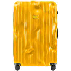 Чемодан унисекс Crash Baggage Stripe жёлтый, 79х50х30 см