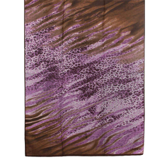 Палантин женский UNGARO 73287 коричневый/сиреневый/розовый, 70х180 см