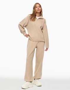 Спортивные брюки женские Gloria Jeans GAC021715 бежевые XL/170 (52-54)