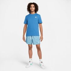 Футболка мужская Nike AR4997-407 синяя XL
