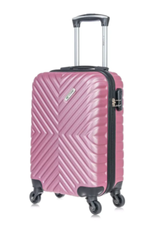 Чемодан унисекс LCase New Delhi розовый перламутр, 52x34x19.5 см