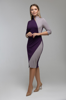 Платье женское Петербургский Швейный Дом 1464 фиолетовое 50 RU