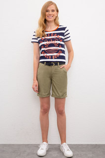 Повседневные шорты женские U.S. POLO Assn. G082SZ0310CLEA20Y хаки 32 EU