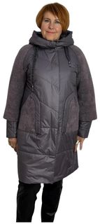 Пальто женское Dosu 9660-2 фиолетовое 54-56 RU