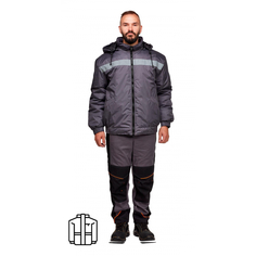 Куртка рабочая NoBrand 1413913-K серый 44-46, 182-188