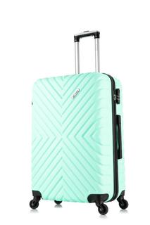 Чемодан унисекс LCase New Delhi мятный, 71.5x47.5x27.5 см