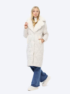 Пальто женское Vitacci RP9067-08 бежевое 48 RU