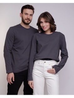 Лонгслив унисекс Uzcotton UZ-M-L серый 56-58\3XL