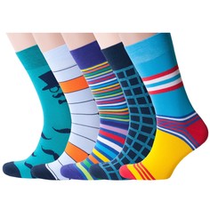 Комплект носков мужских MoscowSocksClub msk-5М разноцветных 25