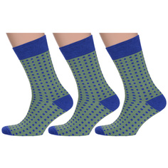 Комплект носков мужских MoscowSocksClub msk3-М23 разноцветных 29