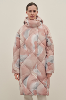 Пуховик-пальто женский Finn Flare FAD11002 розовый M