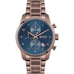 Наручные часы мужские HUGO BOSS HB1513788 коричневые