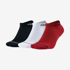 Носки Nike Jumpman No-Show 3Ppk унисекс, размер L, SX5546-011