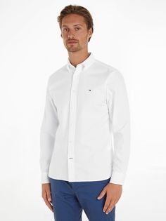 Рубашка мужская Tommy Hilfiger MW0MW32868 белая XL