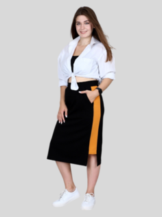 Юбка женская Elenatex Ю-05 черная 48 RU