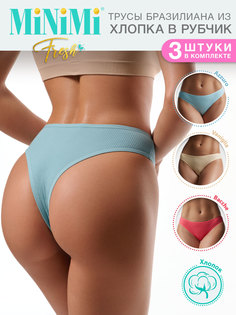 Комплект трусов женских Minimi MFR261 голубой; розовый XS