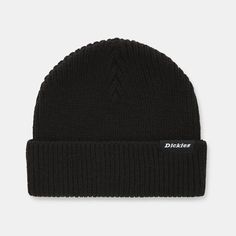 Шапка унисекс Dickies Woodworth Beanie blk черная, one size