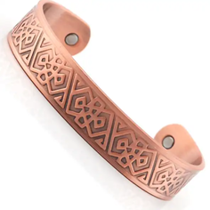 Браслет из меди р.16,5 CPB-0279, магниты No Brand