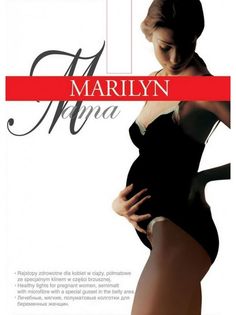 Колготки для беременных женские Marilyn Mama 100 черные 1/2