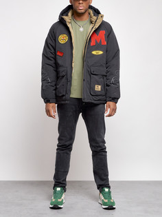 Зимняя куртка мужская AD88915 черная M No Brand